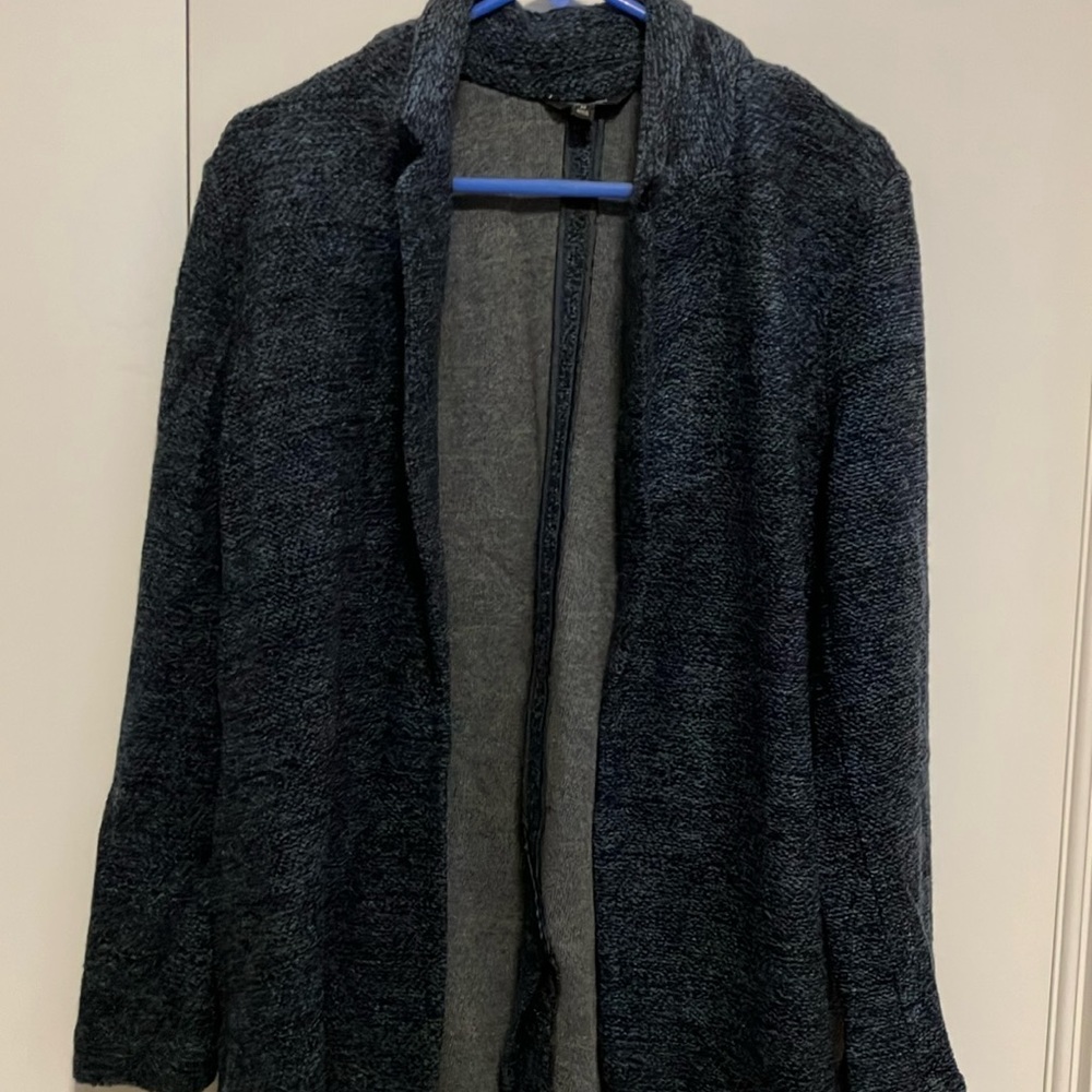 New Navy Cardigan Sz M